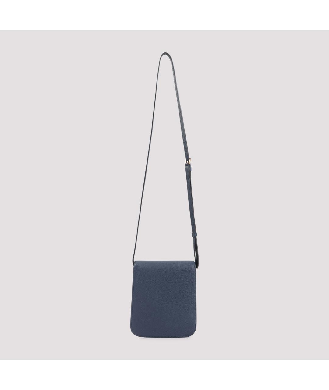 TOM FORD Синяя кожаная сумка через плечо, фото 4