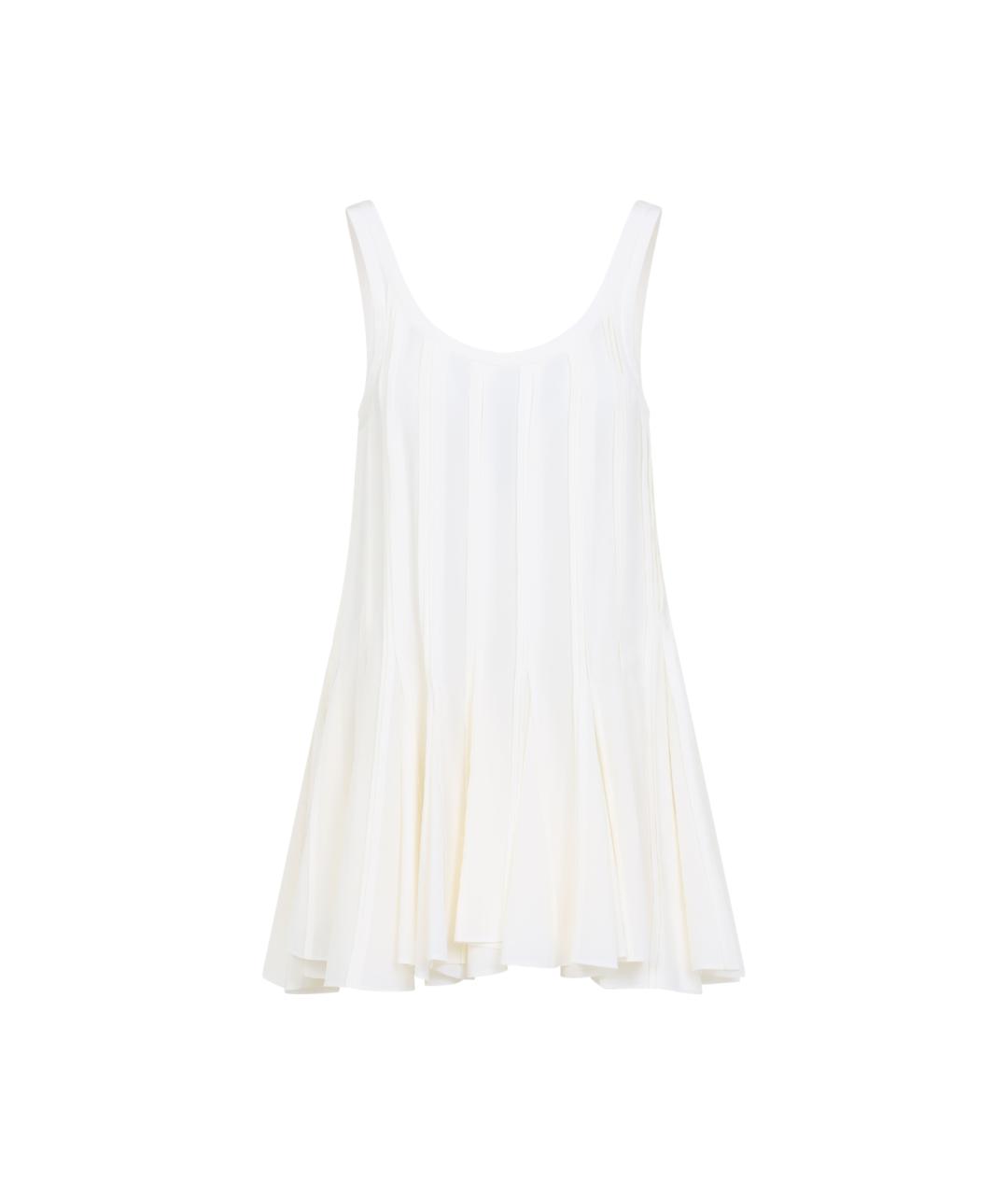 Carven Белая шелковая блузы, фото 1