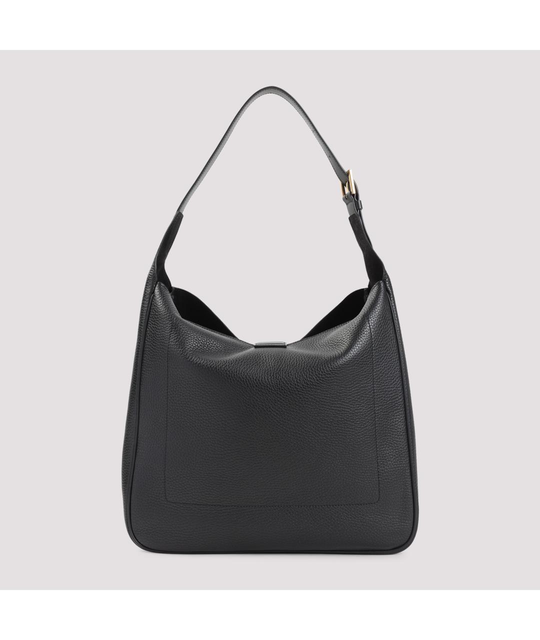 TOM FORD Черная кожаная сумка через плечо, фото 4