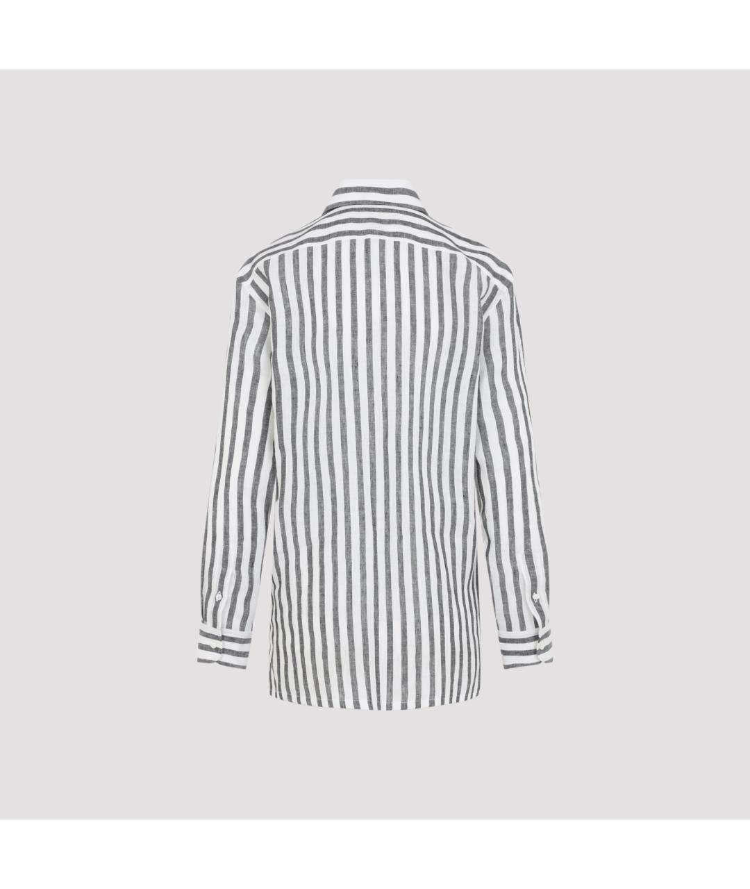 RALPH LAUREN COLLECTION Серая льняная рубашка, фото 4