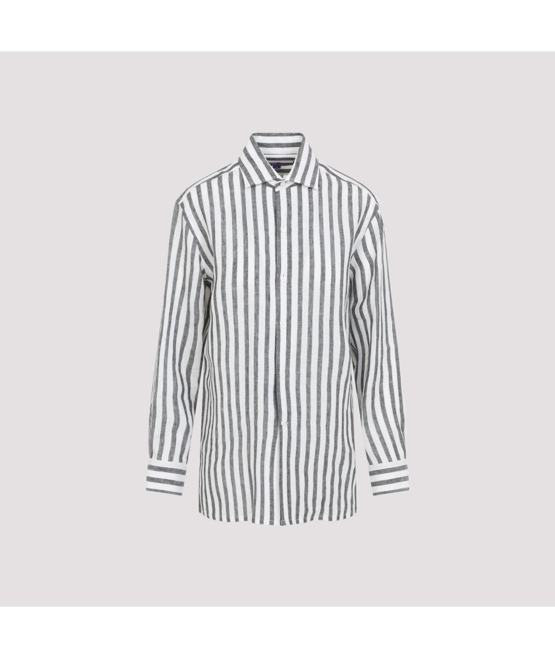 RALPH LAUREN COLLECTION Серая льняная рубашка, фото 2