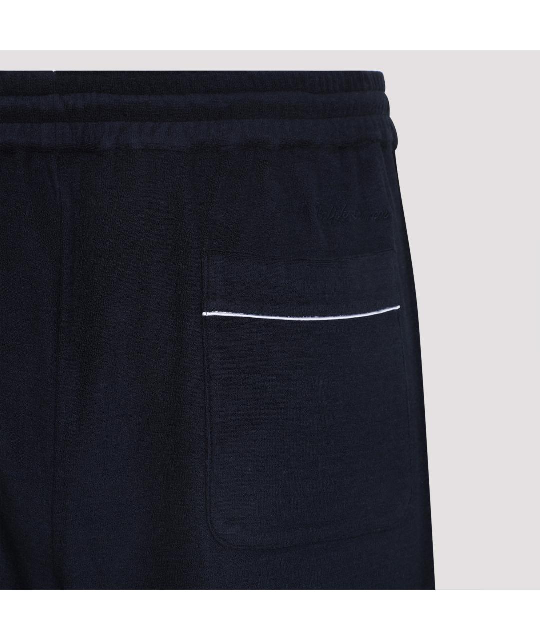 RALPH LAUREN PURPLE LABEL Темно-синие хлопковые шорты, фото 5