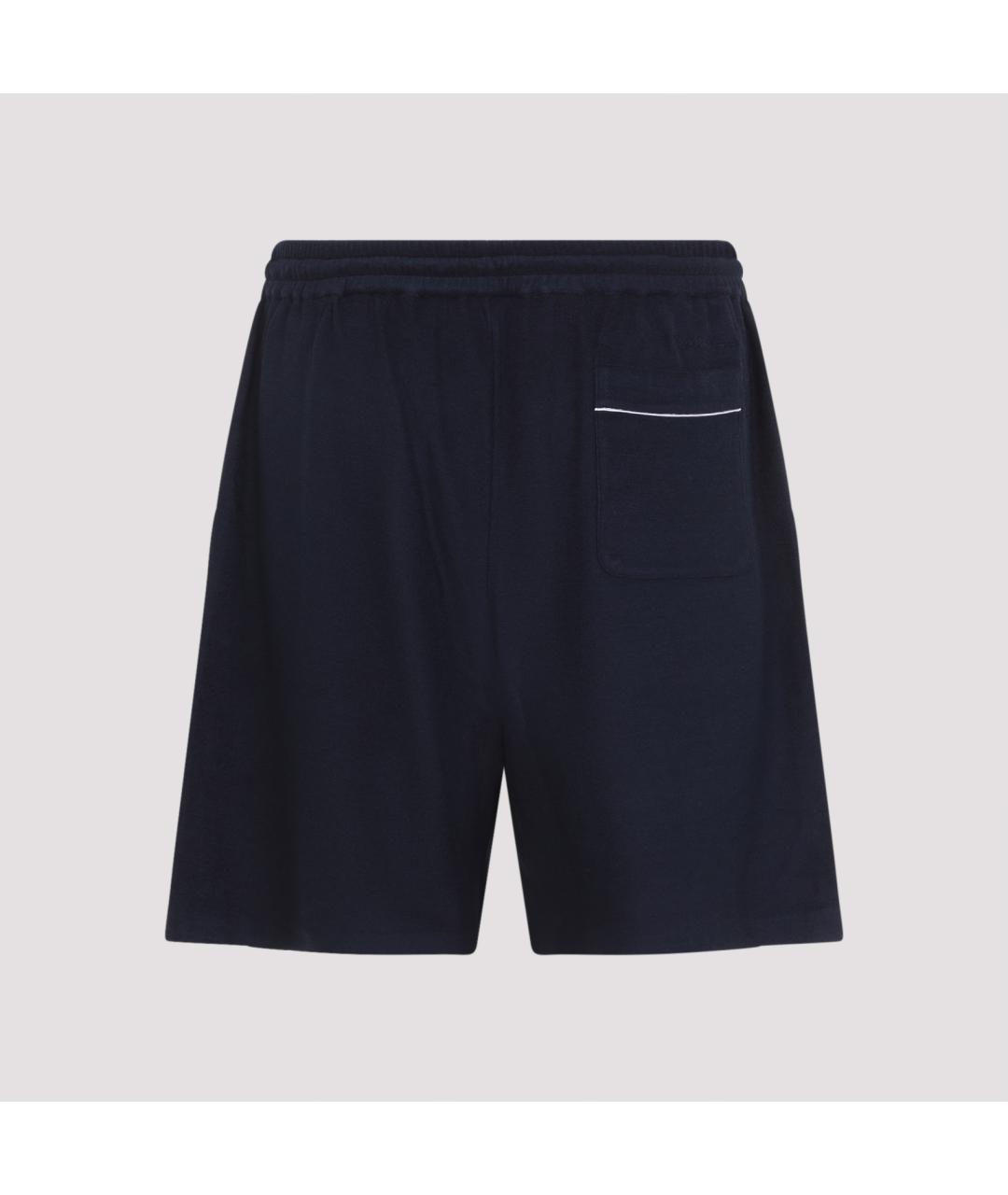RALPH LAUREN PURPLE LABEL Темно-синие хлопковые шорты, фото 4