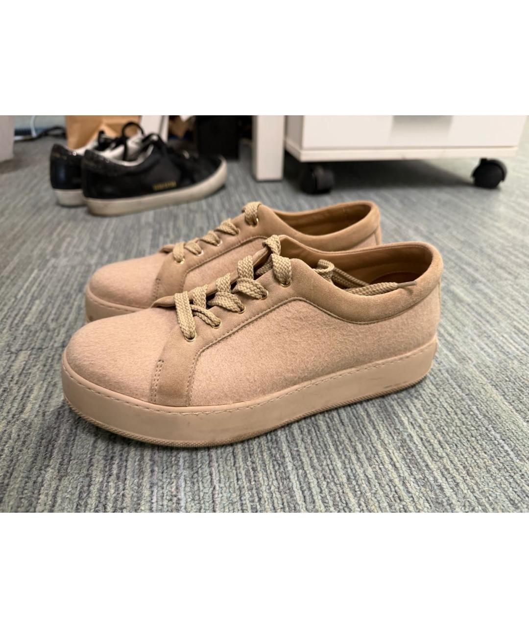 MAX MARA Бежевые кеды, фото 7