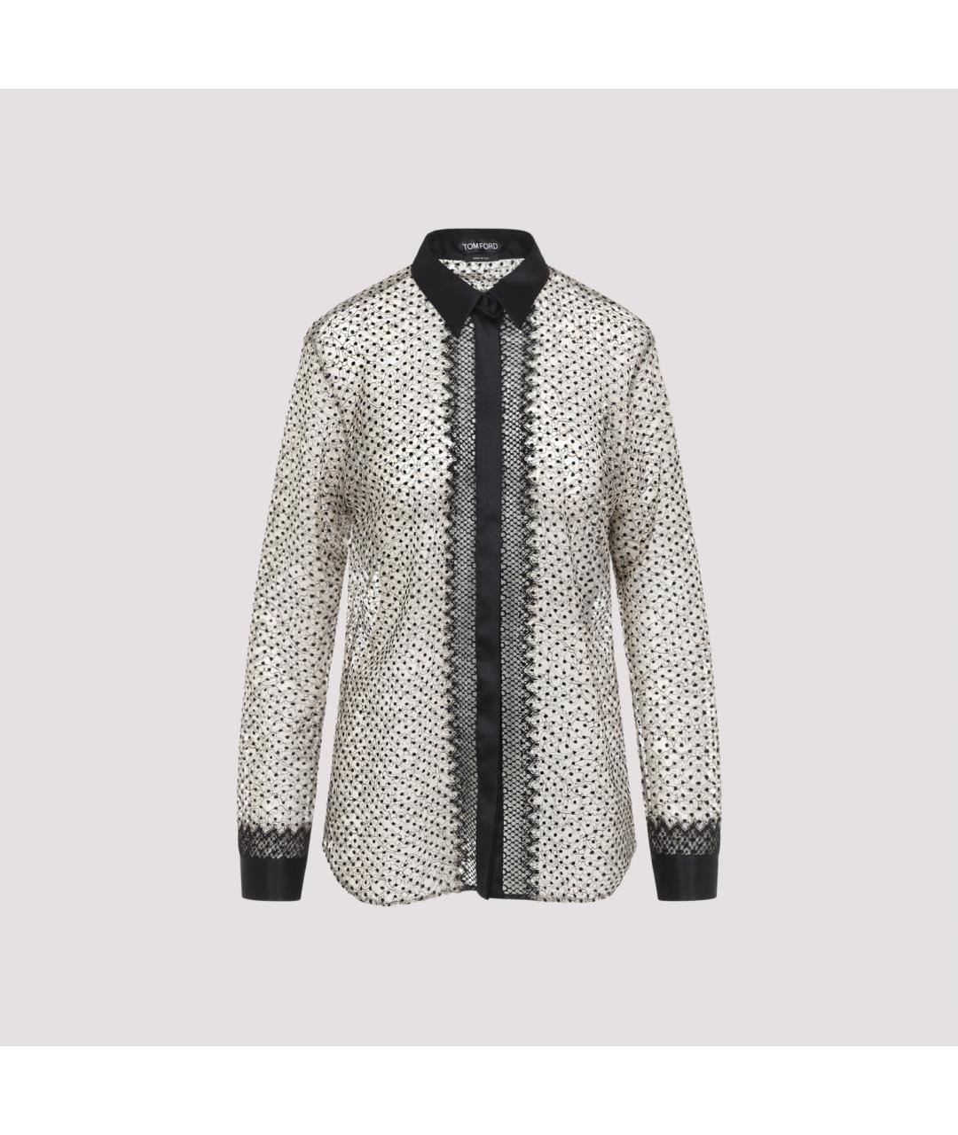 TOM FORD Черная полиамидовая рубашка, фото 2