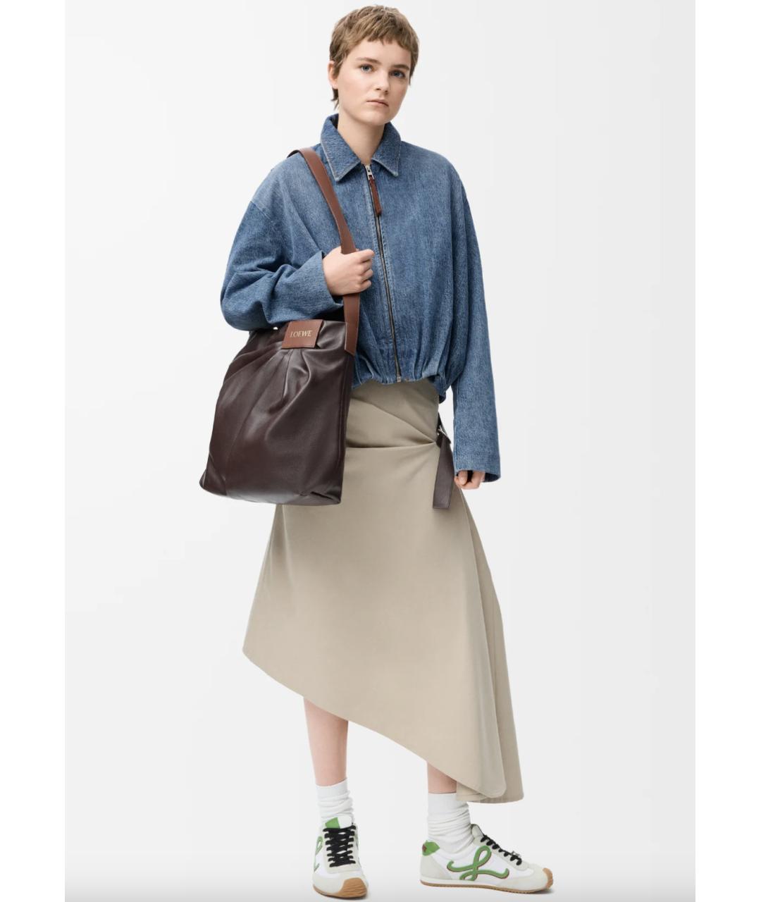 LOEWE Голубая хлопковая куртка, фото 2