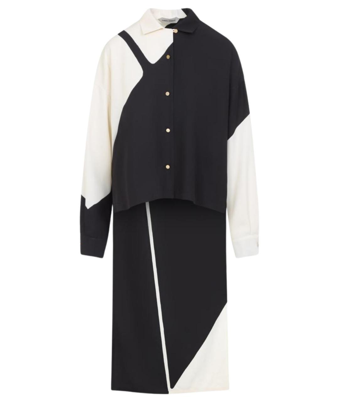 ALBERTA FERRETTI Черная вискозная рубашка, фото 1