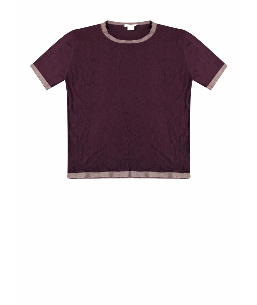 BRIONI Бордовая хлопковая футболка, фото 1