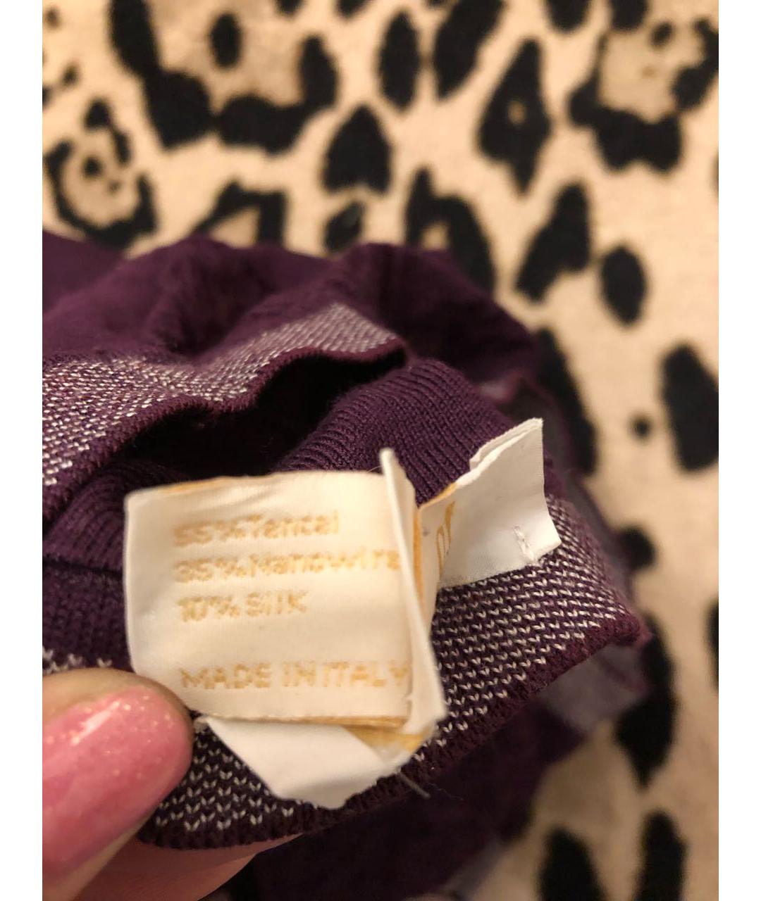 BRIONI Бордовая хлопковая футболка, фото 4