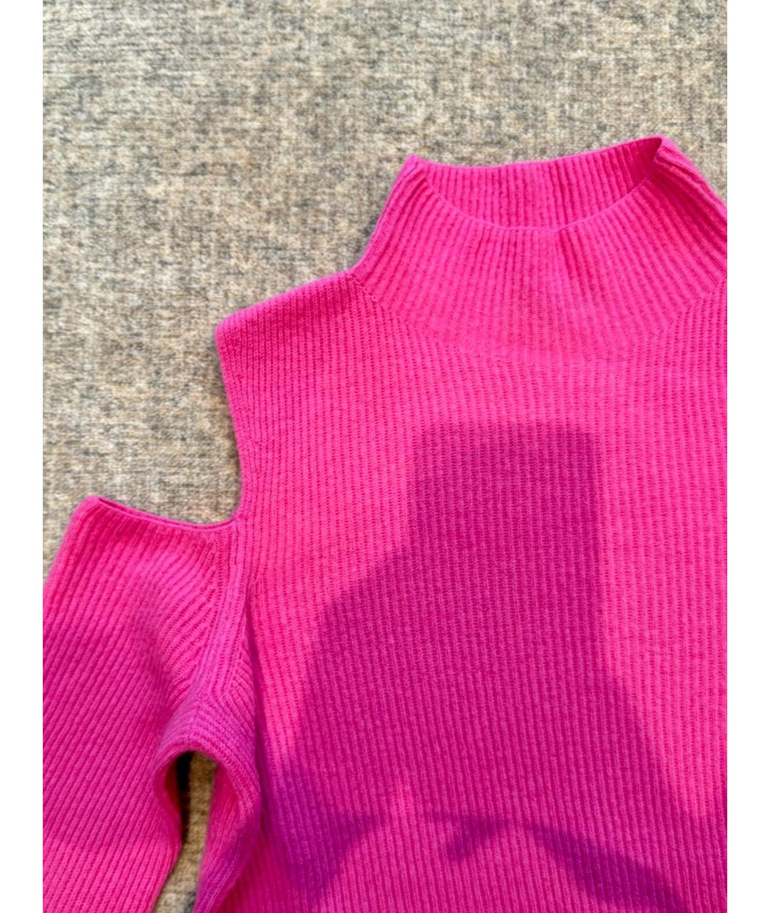 MAJE Розовый кашемировый джемпер / свитер, фото 2