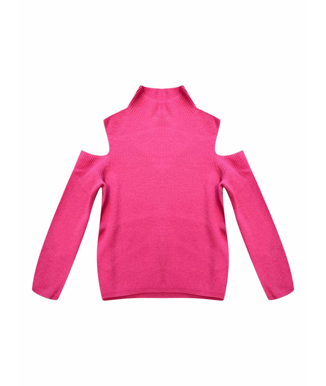 MAJE Розовый кашемировый джемпер / свитер, фото 1
