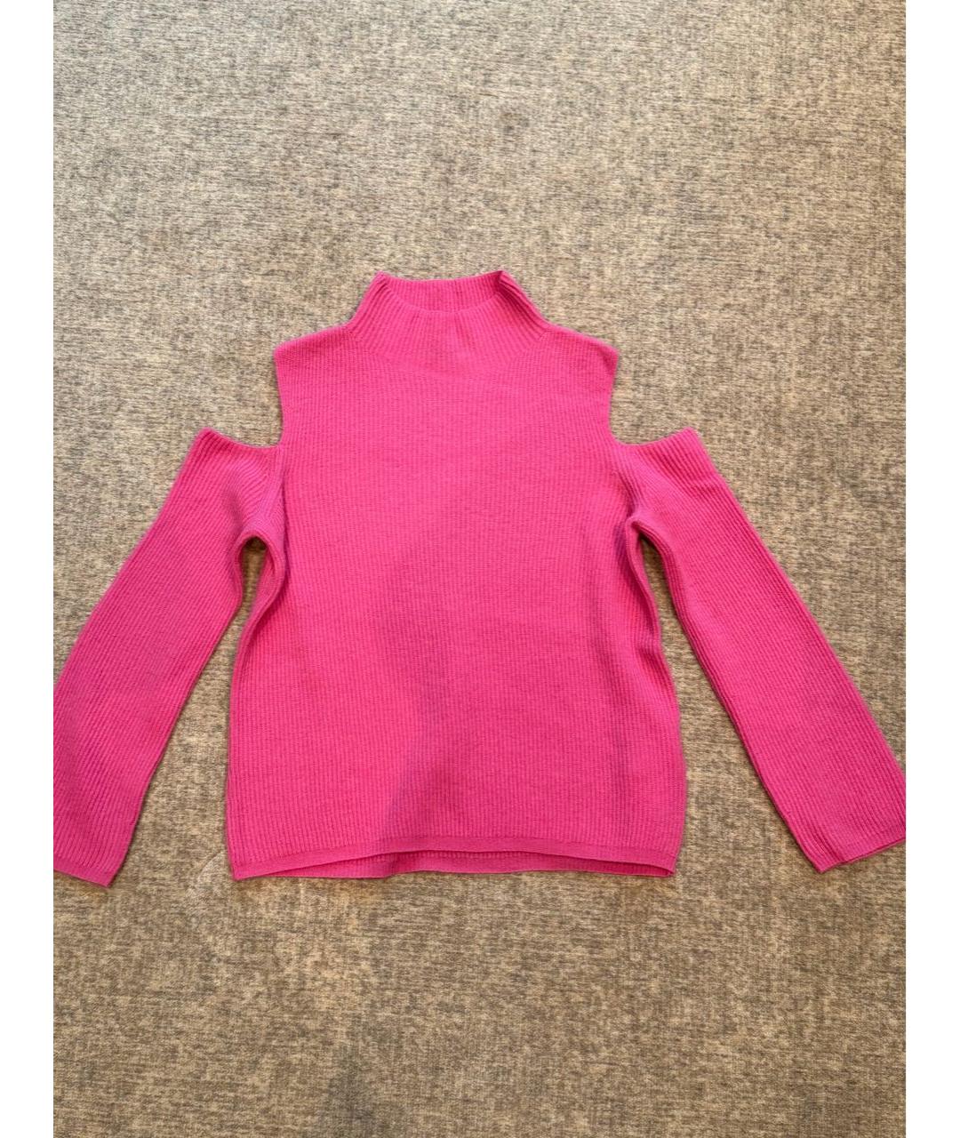 MAJE Розовый кашемировый джемпер / свитер, фото 5