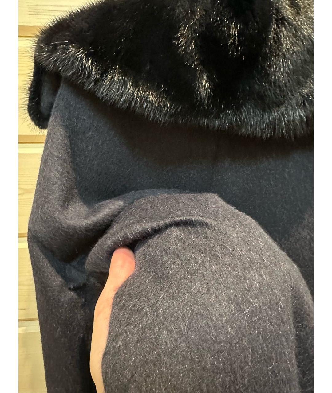 FABIANA FILIPPI Темно-синее кашемировое пальто, фото 3