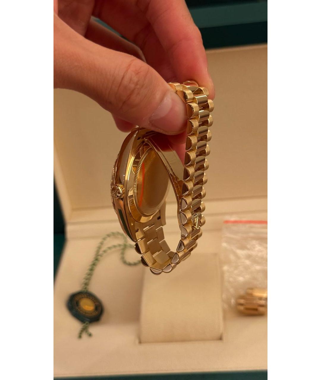 ROLEX Золотые часы из желтого золота, фото 4