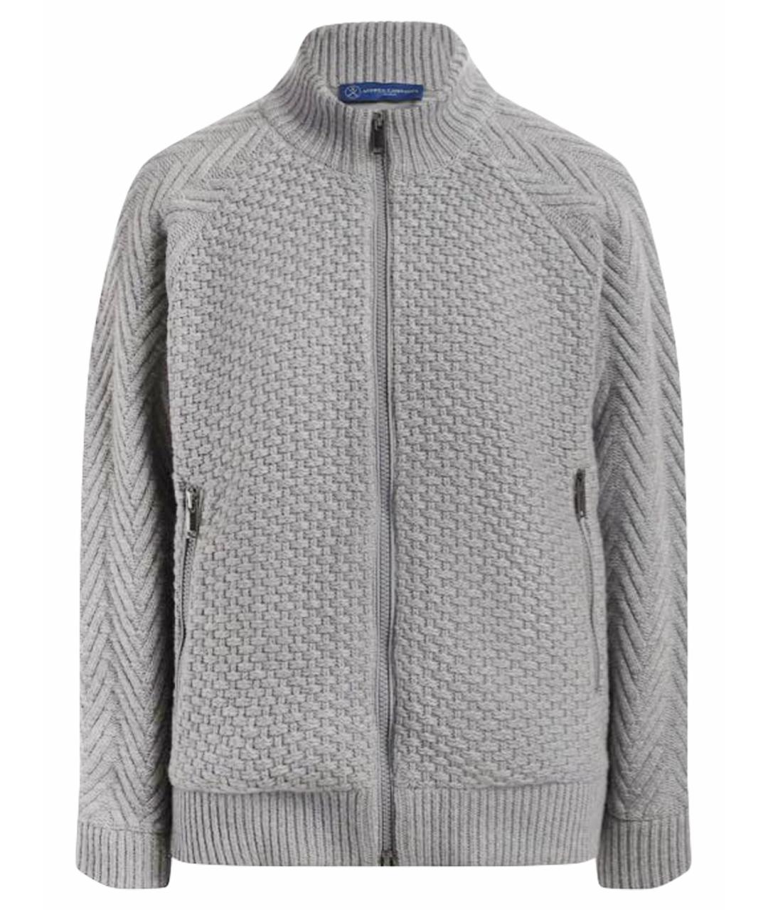 CAMPOMAGGI Серый кашемировый джемпер / свитер, фото 1