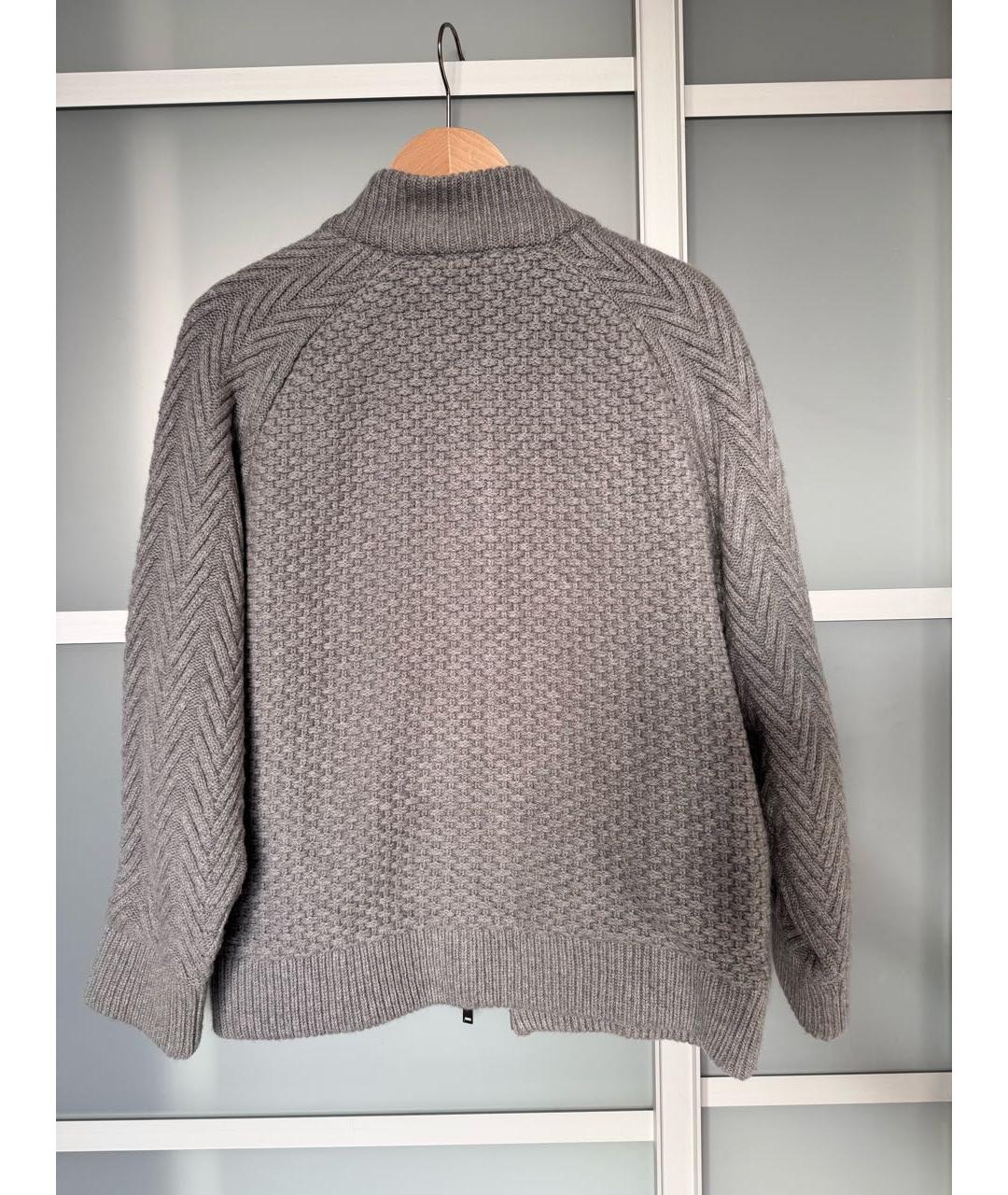 CAMPOMAGGI Серый кашемировый джемпер / свитер, фото 6