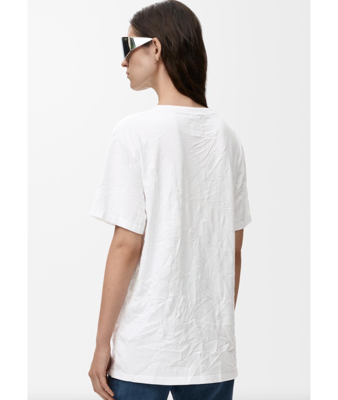 LOEWE Белая полиэстеровая футболка, фото 3