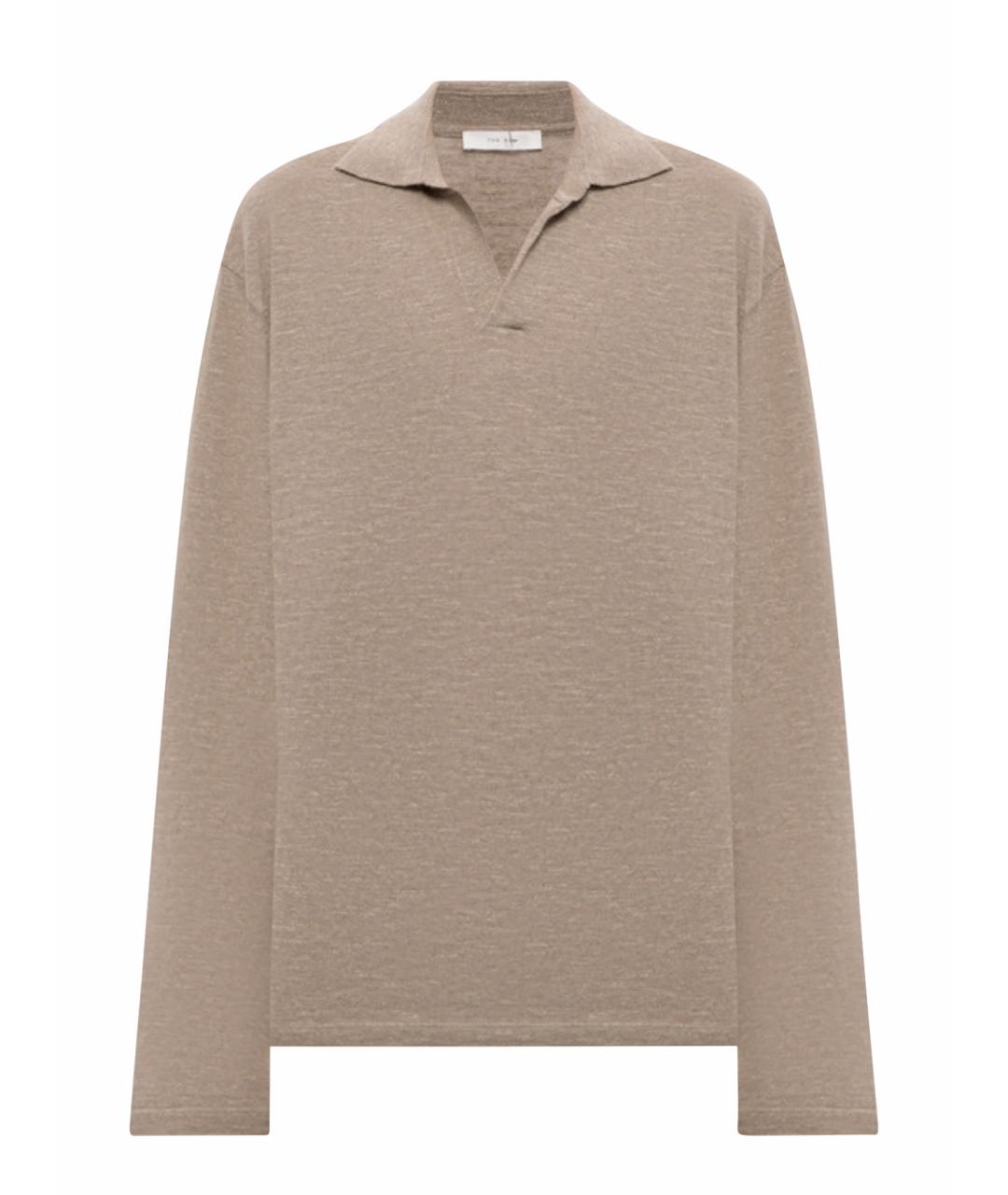 THE ROW Бежевый хлопковый костюм с брюками, фото 5