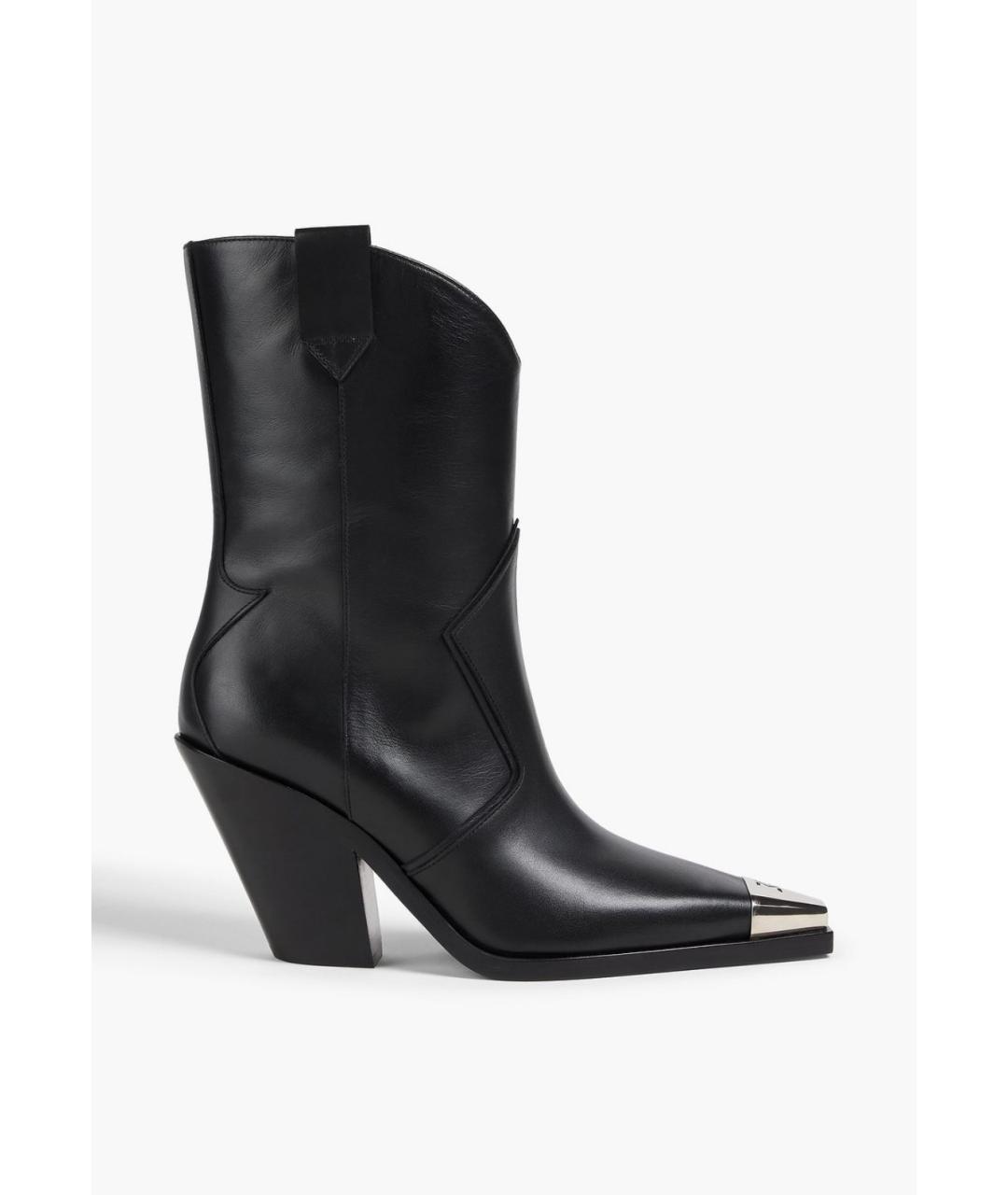 DAVID KOMA Черные кожаные ботинки, фото 5