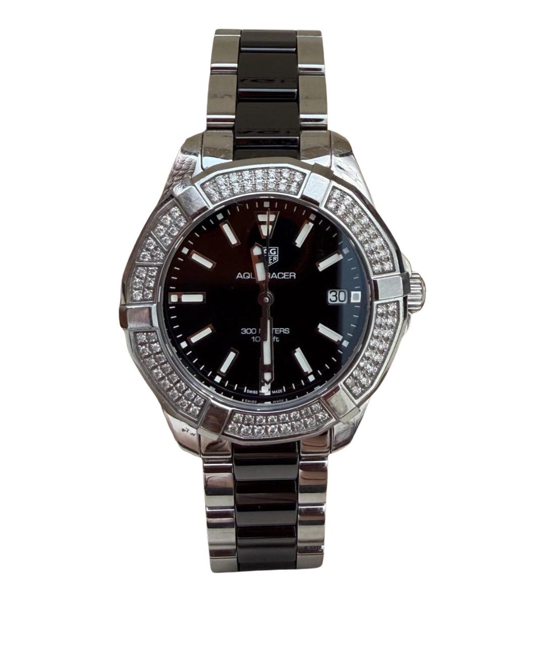 TAG HEUER Серебряные керамические часы, фото 1