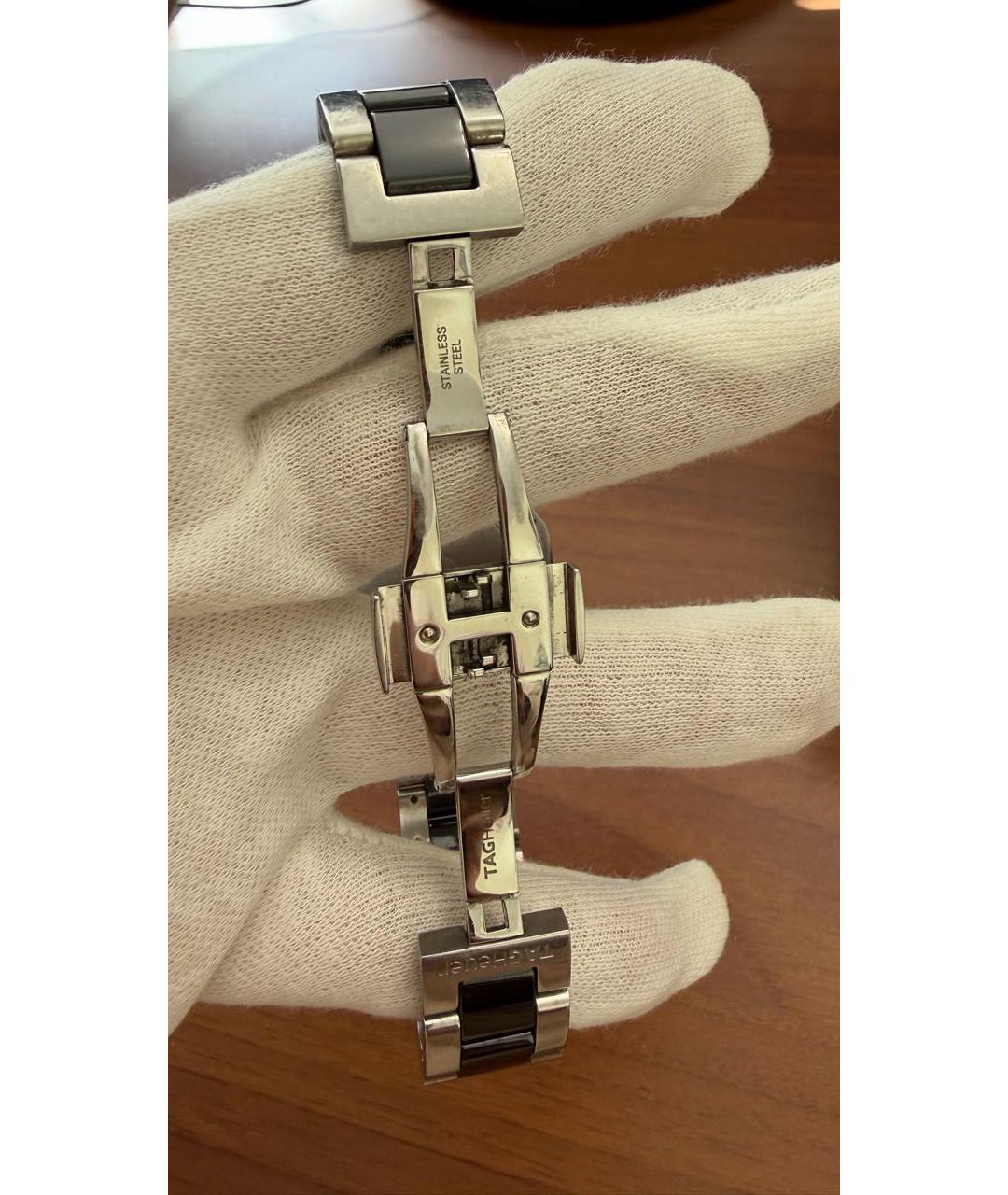 TAG HEUER Серебряные керамические часы, фото 3