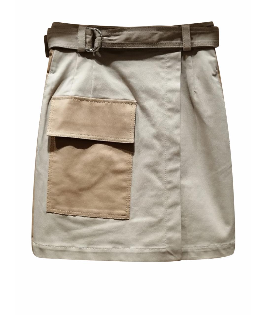 MSGM Мульти хлопковая юбка мини, фото 1