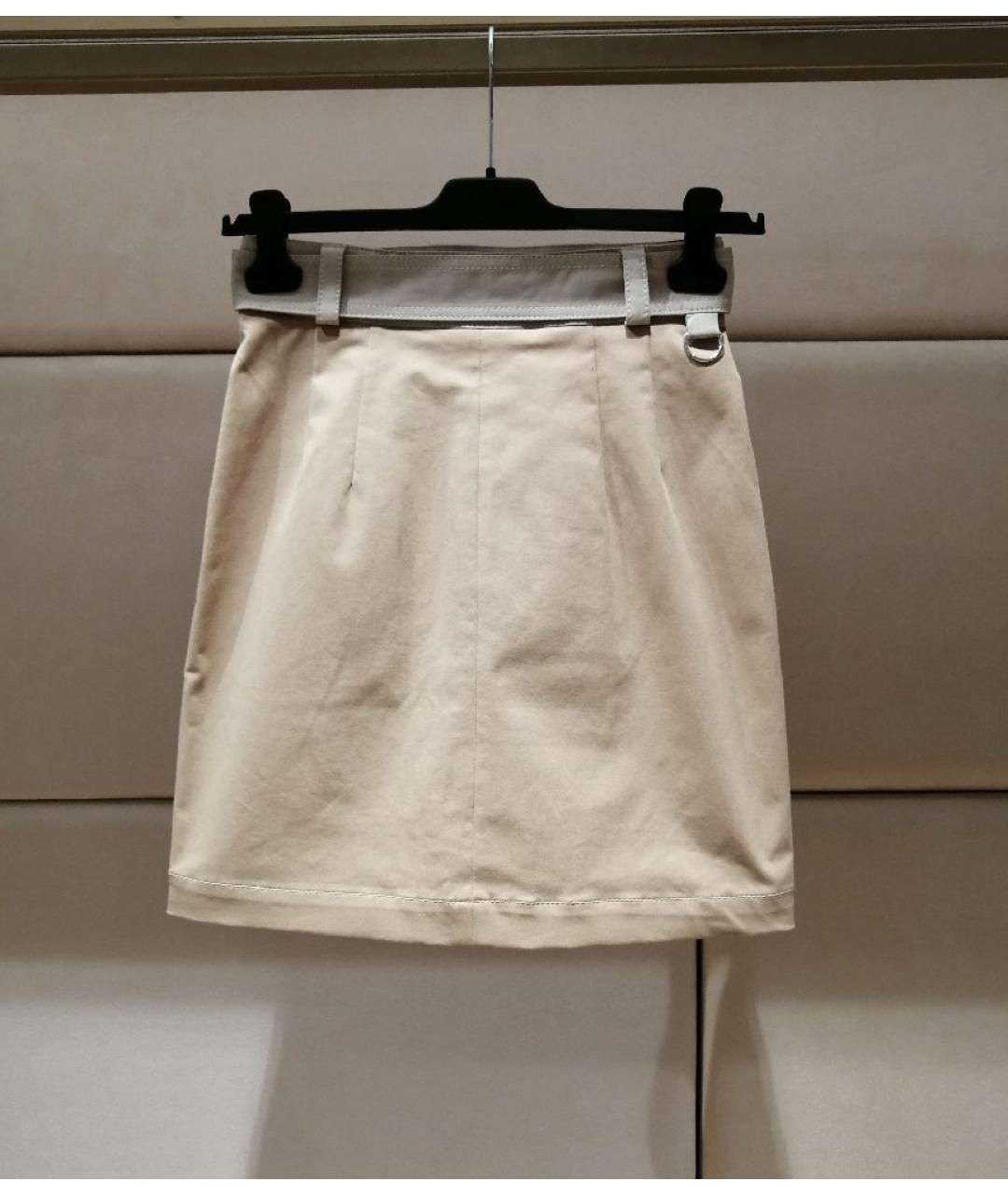 MSGM Мульти хлопковая юбка мини, фото 2