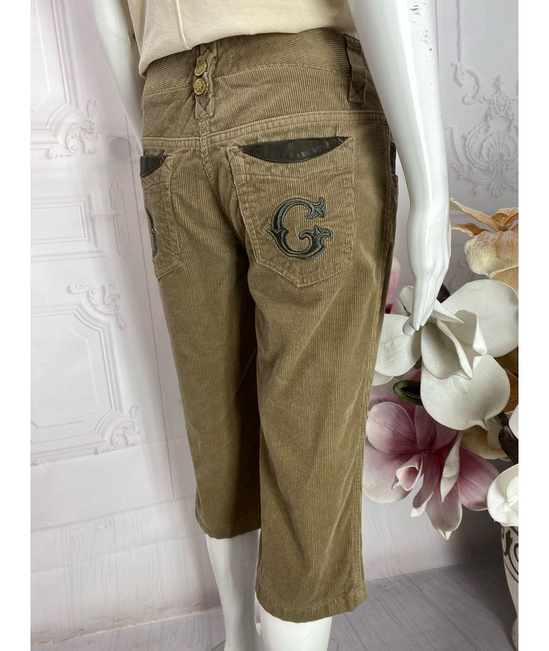 DOLCE&GABBANA Бежевые хлопковые капри, фото 7