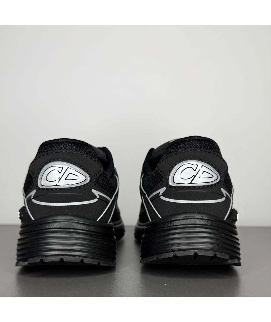 CHRISTIAN DIOR Черные текстильные кроссовки, фото 4