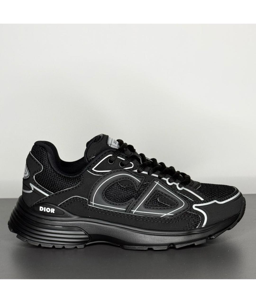 CHRISTIAN DIOR Черные текстильные кроссовки, фото 9