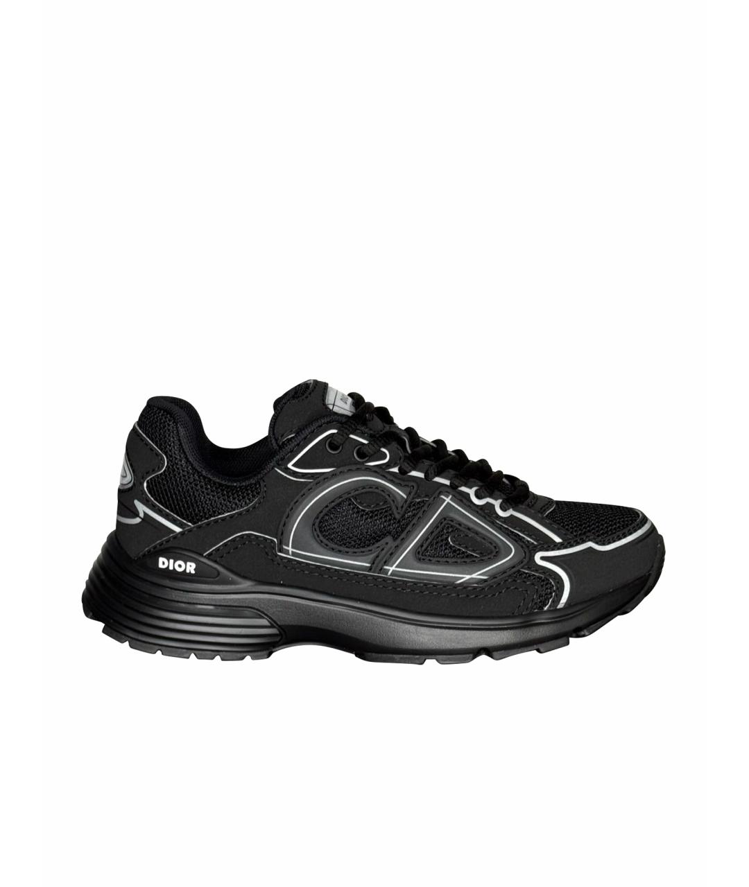 CHRISTIAN DIOR Черные текстильные кроссовки, фото 1