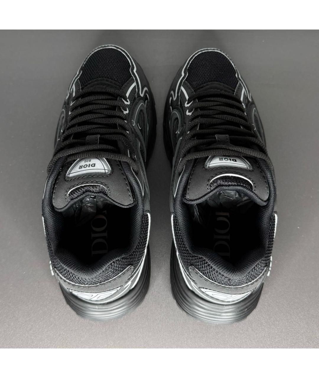 CHRISTIAN DIOR Черные текстильные кроссовки, фото 3