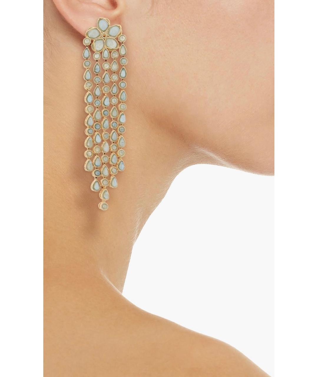 ZIMMERMANN Золотые латунные серьги, фото 2