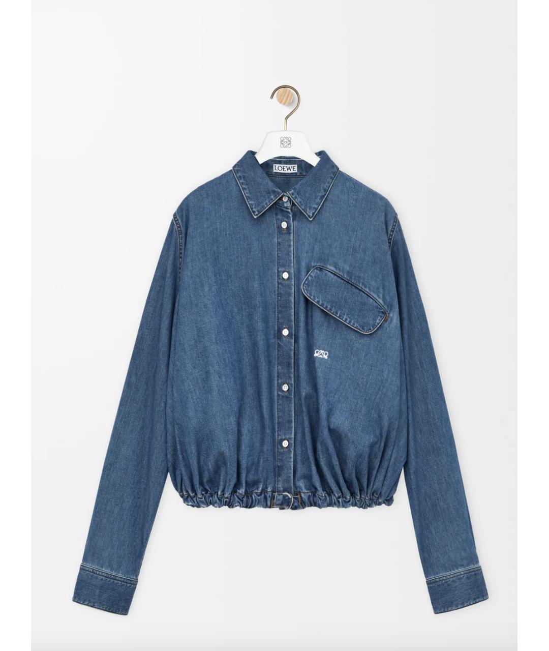 LOEWE Голубой хлопковый костюм с брюками, фото 9