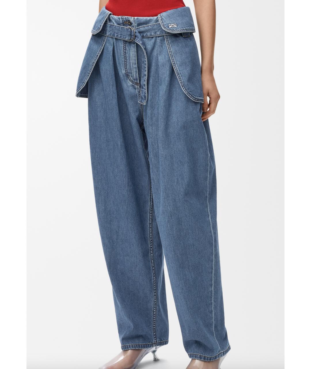 LOEWE Голубой хлопковый костюм с брюками, фото 3