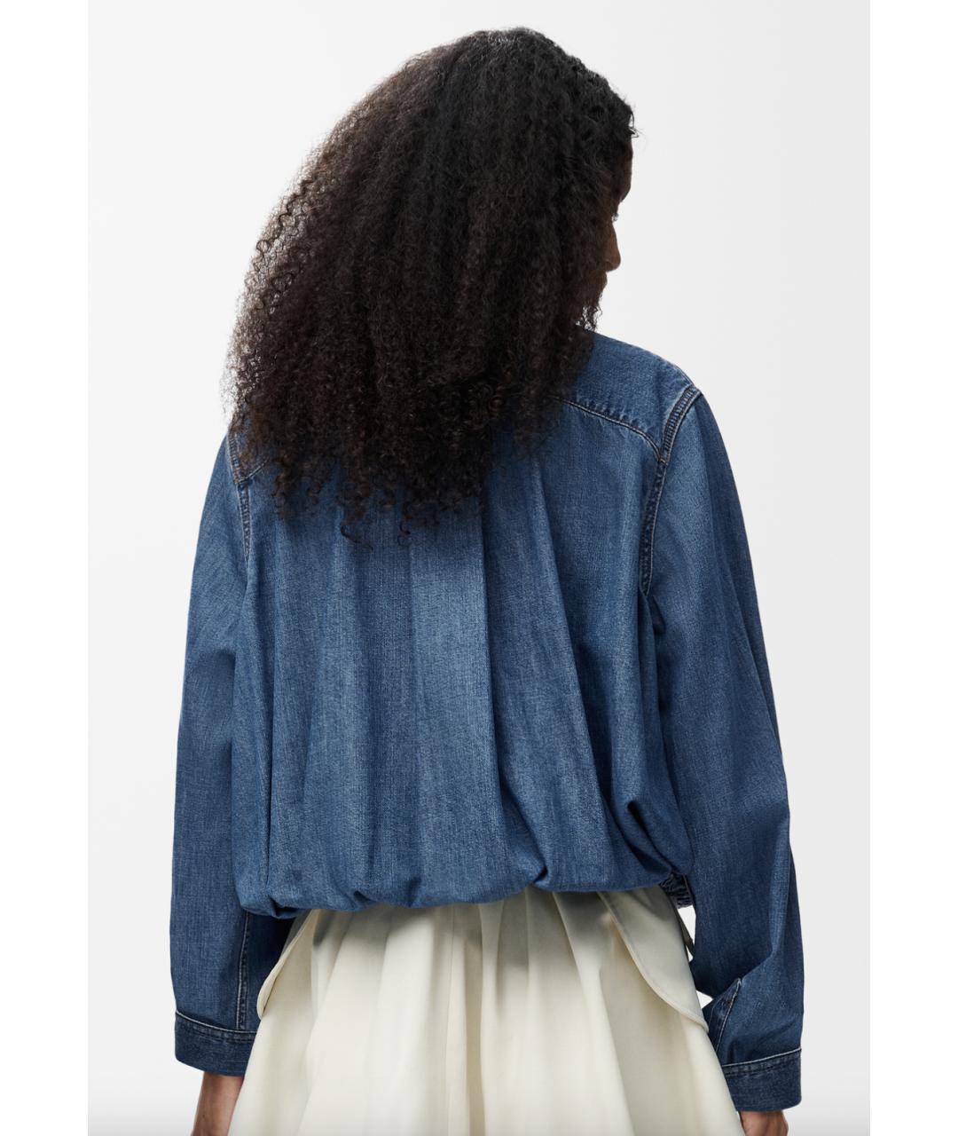 LOEWE Голубой хлопковый костюм с брюками, фото 7