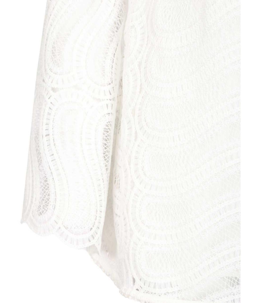 RAQUEL DINIZ Белое полиэстеровое платье, фото 5