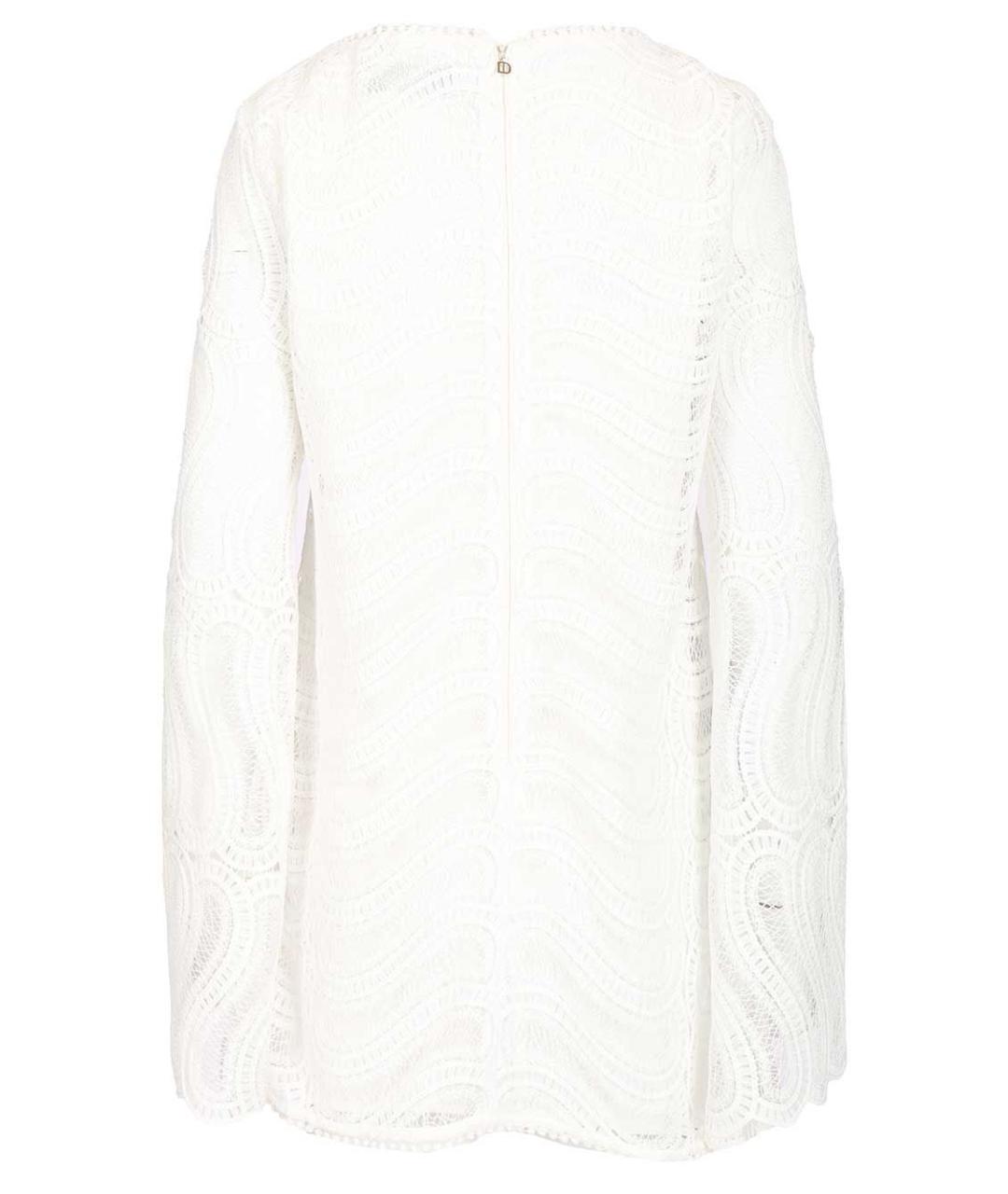 RAQUEL DINIZ Белое полиэстеровое платье, фото 2