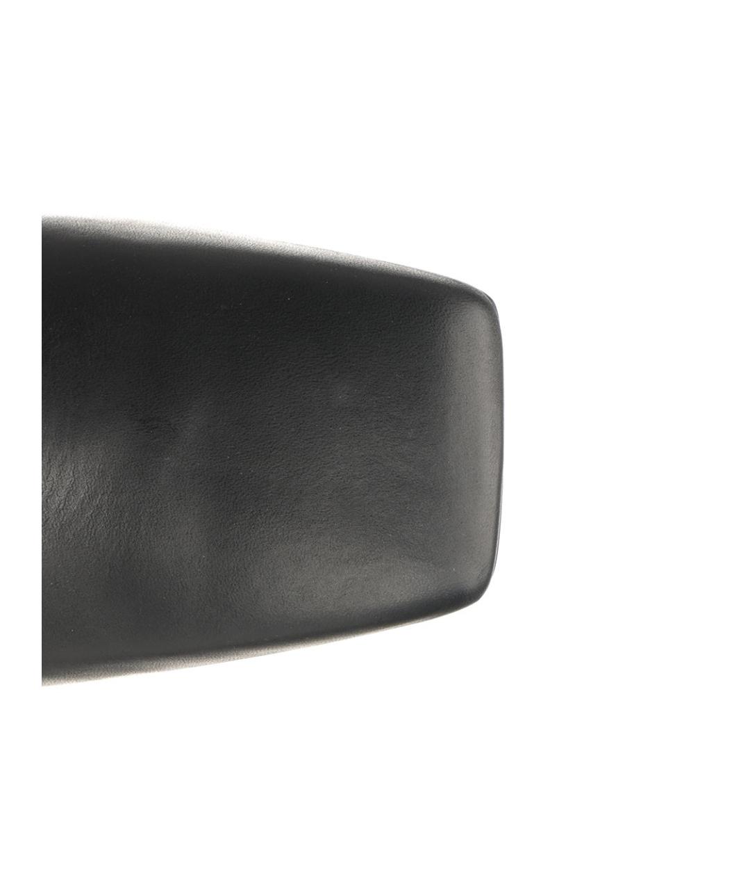 RICK OWENS Черные кожаные балетки, фото 4