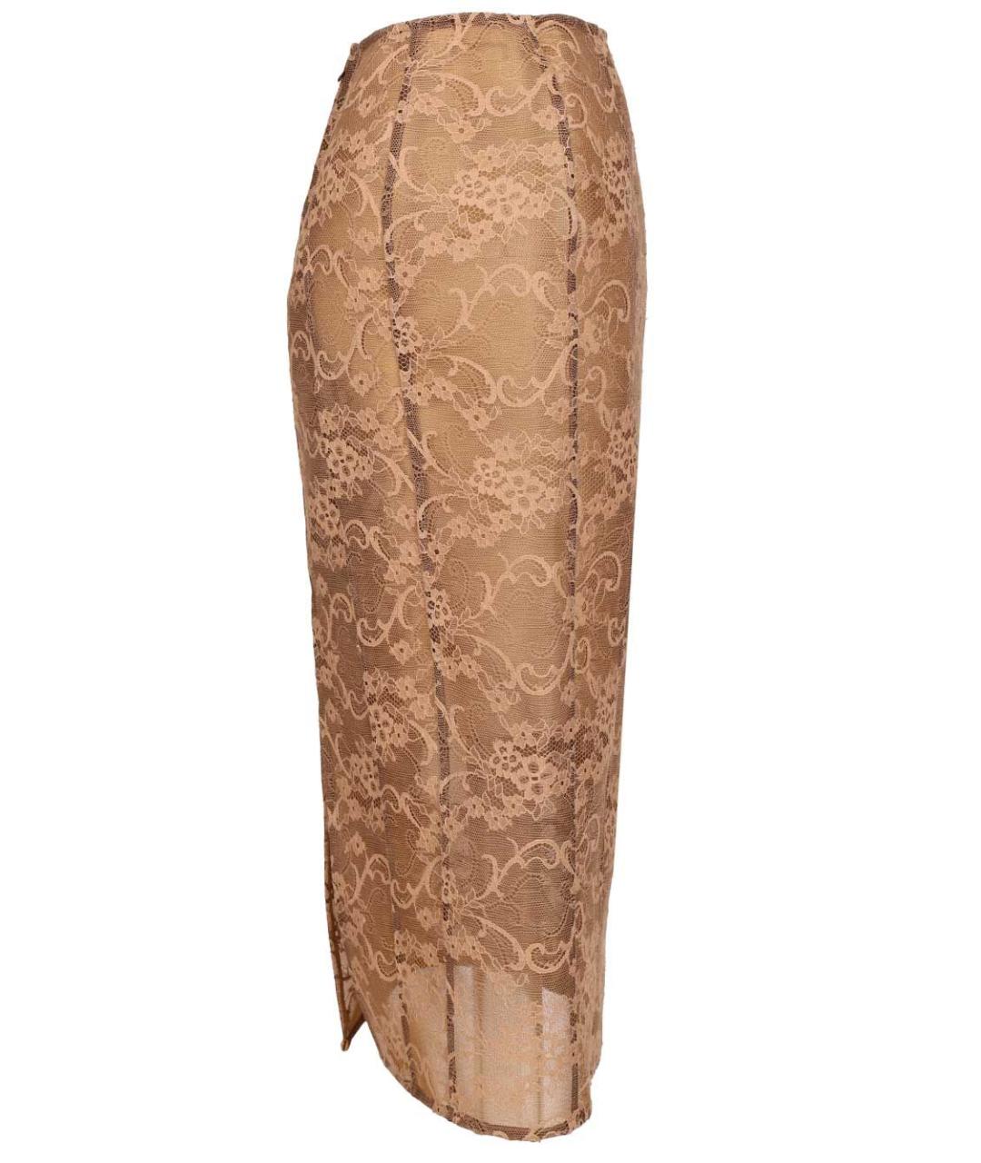 ACNE STUDIOS Розовая хлопковая юбка миди, фото 3