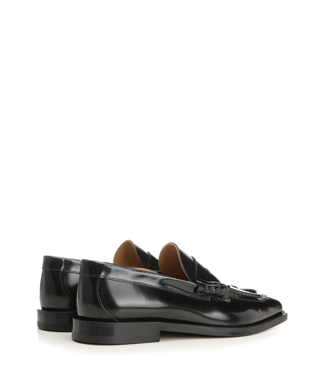 VIVIENNE WESTWOOD Черные кожаные лоферы, фото 3