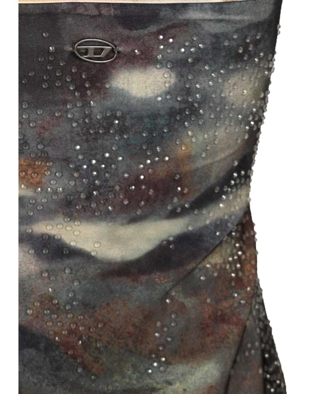 DIESEL Серое повседневное платье, фото 6