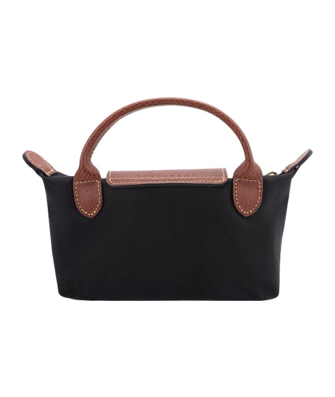 LONGCHAMP Черная сумка с короткими ручками, фото 3