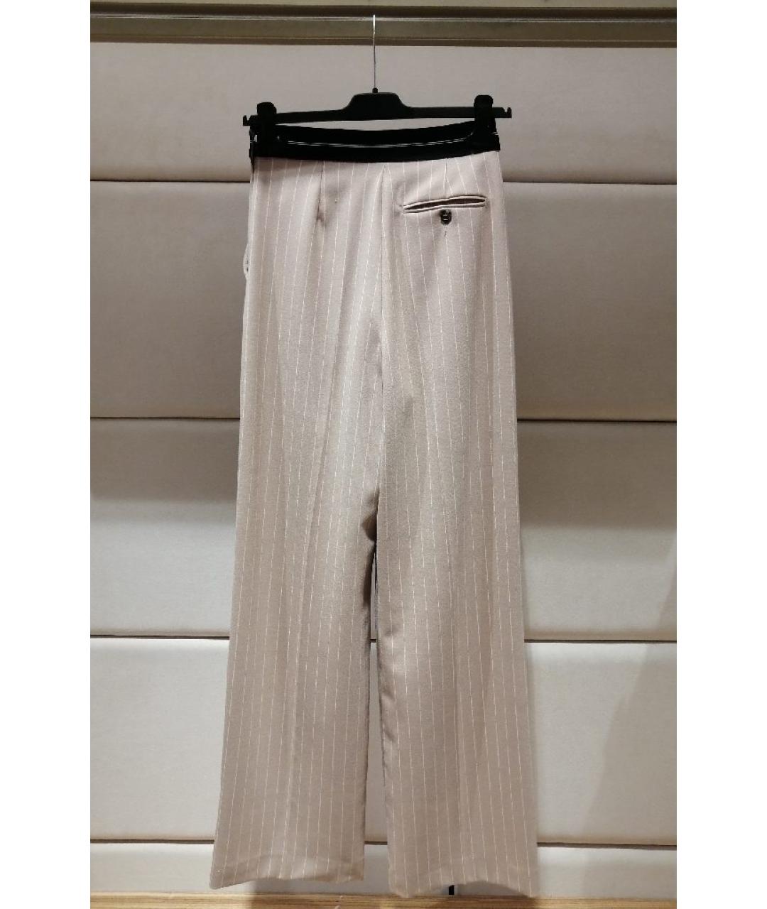 MSGM Бежевый шерстяной костюм с брюками, фото 4