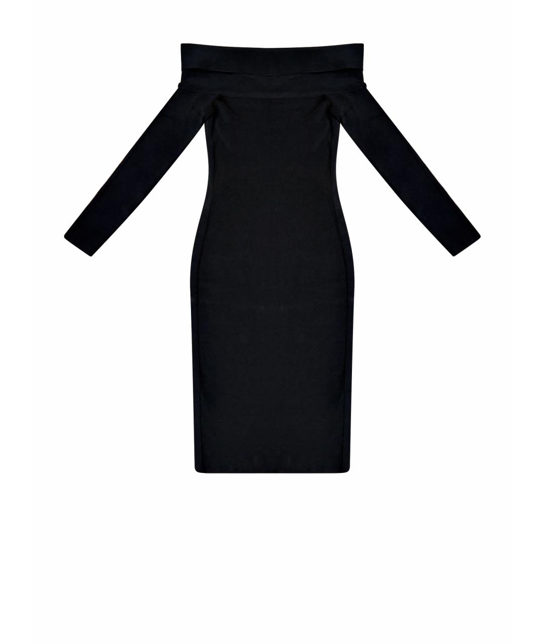 T BY ALEXANDER WANG Черное вискозное вечернее платье, фото 1