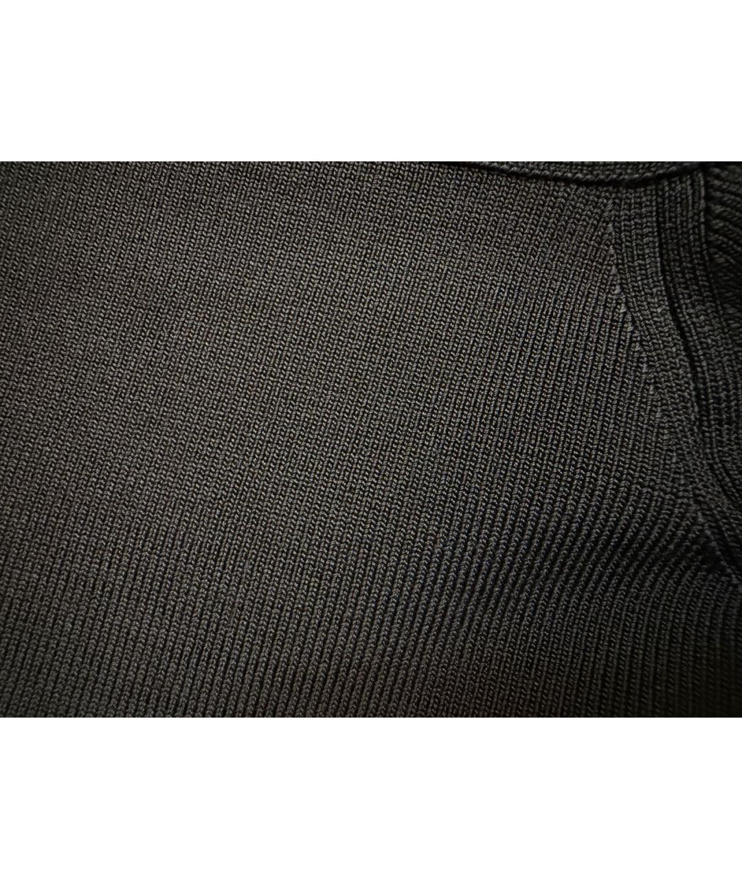 T BY ALEXANDER WANG Черное вискозное вечернее платье, фото 5