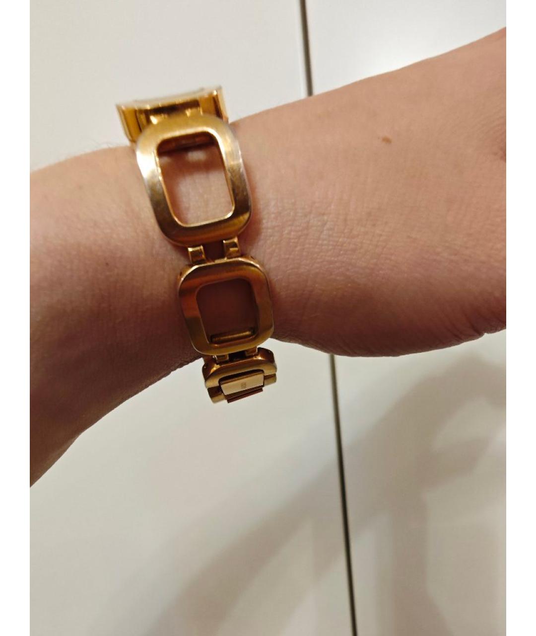 DKNY Золотые металлические часы, фото 9