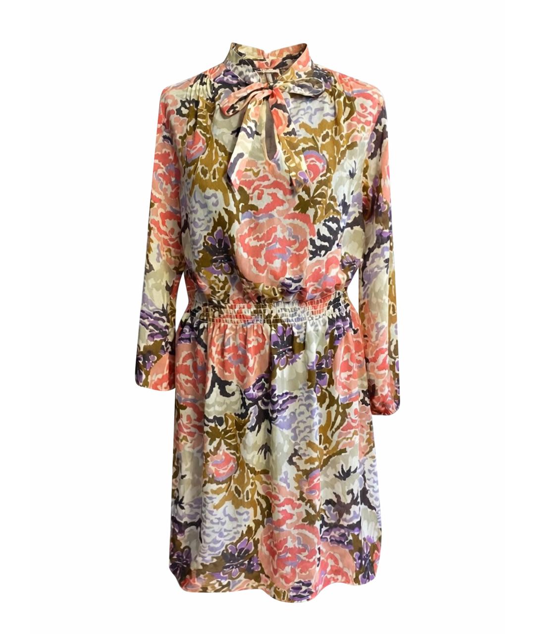 RALPH LAUREN Оранжевое полиэстеровое повседневное платье, фото 1