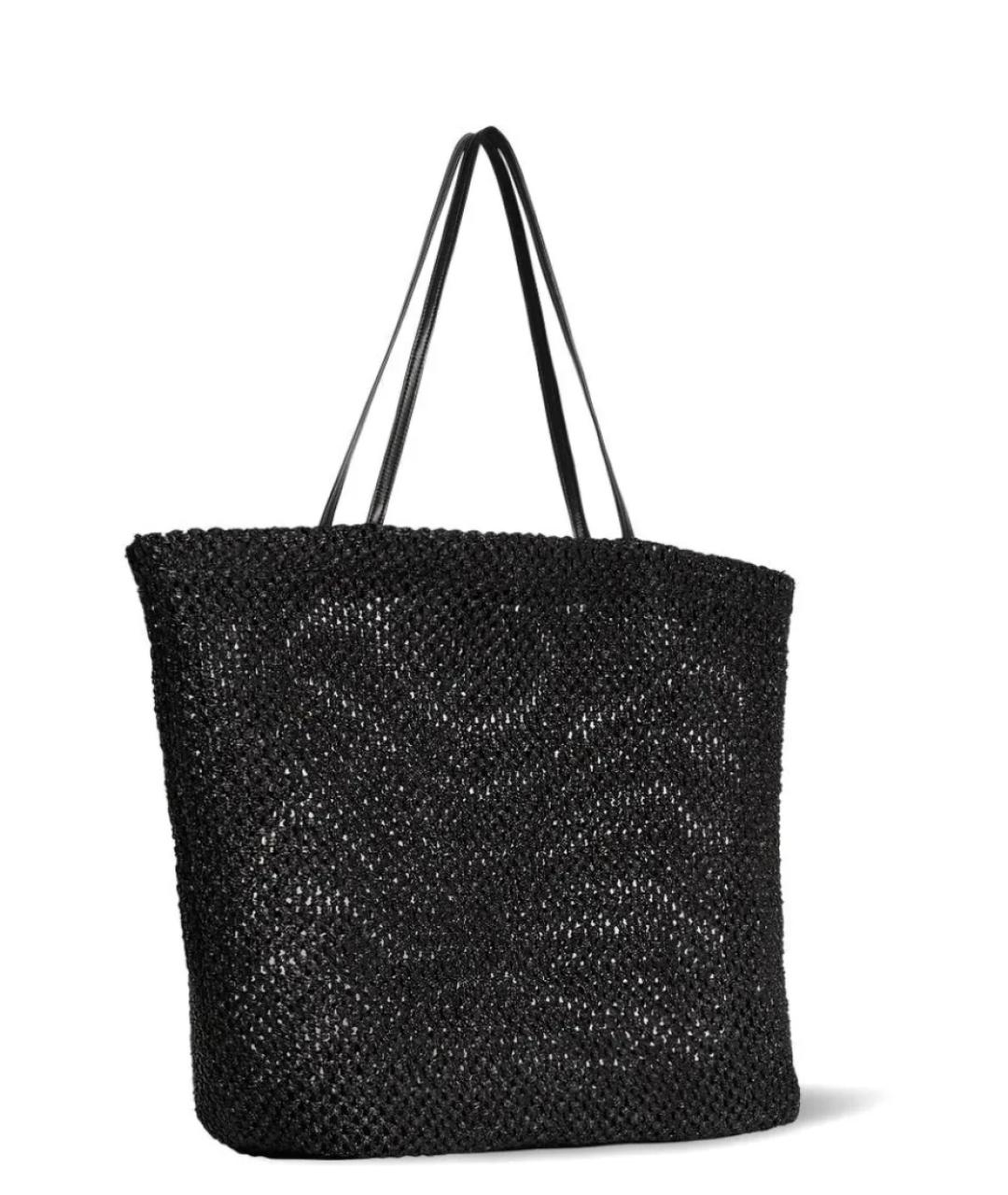 THE ROW Черная пелетеная сумка с короткими ручками, фото 2