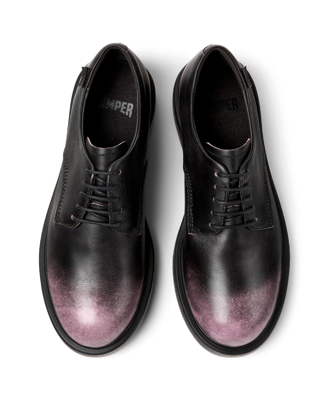 Camper Черные кожаные брогги и оксфорды, фото 2